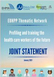 EU HPP Thematic Network ‘Profiling and training the healthcare workers of the future’ – Joint statement